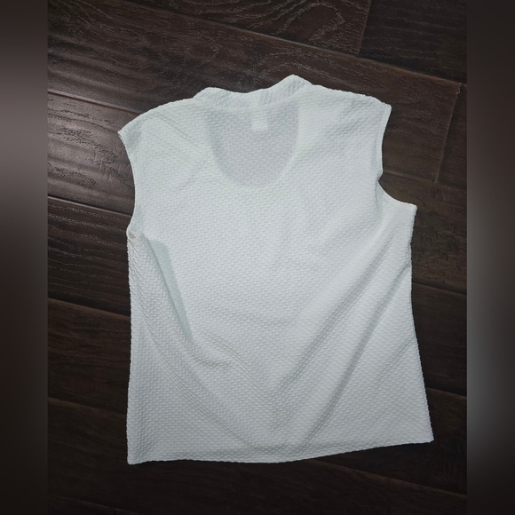 Tanjay Womens Textured Sleeveless Tank Size Small - Picture 2 of 6